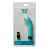 Sara's Spot Rechargeable Bullet With Removable G-spot Sleeve Teal