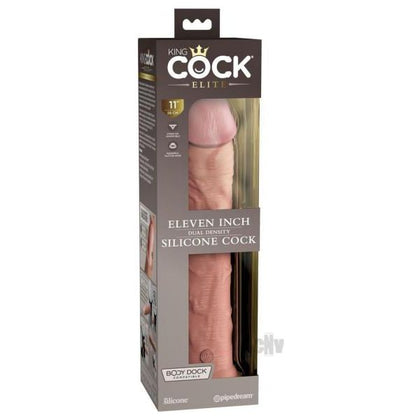 King Cock Elite Silicone Dual-density Cock 11 In. Light