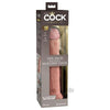 King Cock Elite Silicone Dual-density Cock 10 In. Light