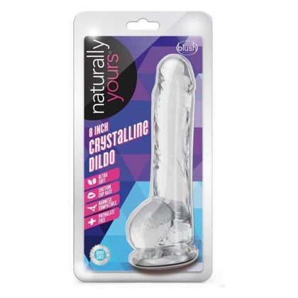 Naturally Yours Crystalline Dildo 8 In. Diamond