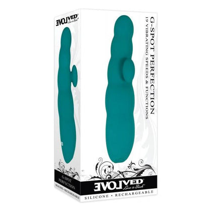 Evolved G-spot Perfection Silicone Rechargeable Teal