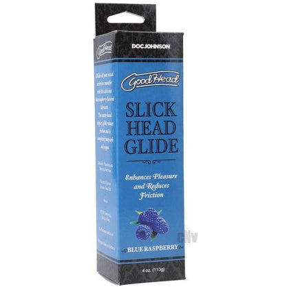 Goodhead Slick Head Glide Blue Raspberry 4 Oz.