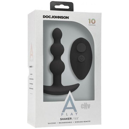 A-play Shaker Rechargeable Silicone Anal Plug With Remote