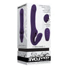 Evolved 2 Become 1 Silicone Rechargeable Strapless Strap-on Purple