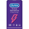 Durex Extra Sensitive Lubricated Condom Stimulating 12-pack