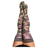 Kixies Alex Camouflage Thigh-high Size D