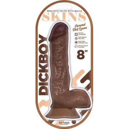 Dickboy Skins Dildo 8 In. Caramel Lovers