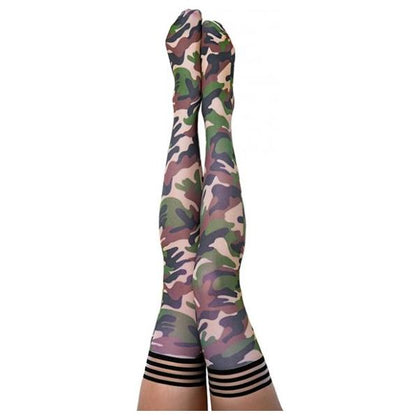 Kixies Alex Camouflage Thigh-high Size B