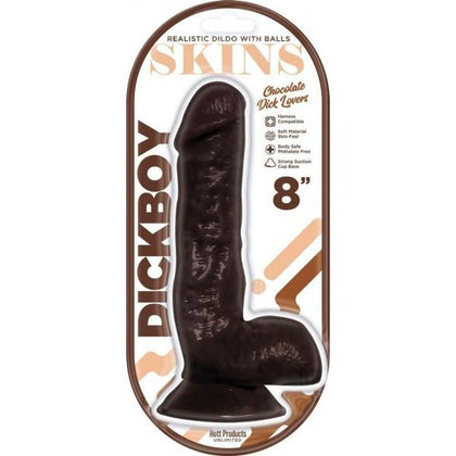 Dickboy Skins Dildo 8 In. Chocolate Lovers