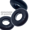 Oxballs Ringer Cockring 3-pack Plus+silicone Special Edition Night