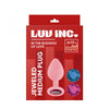 Luv Inc Jp32 Jeweled Medium Plug With 3 Stones Light Pink