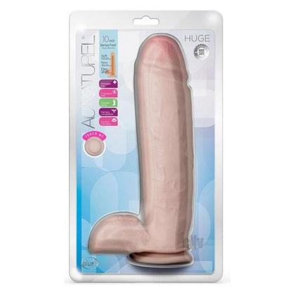 Au Naturel Huge Dildo 10 In. Vanilla