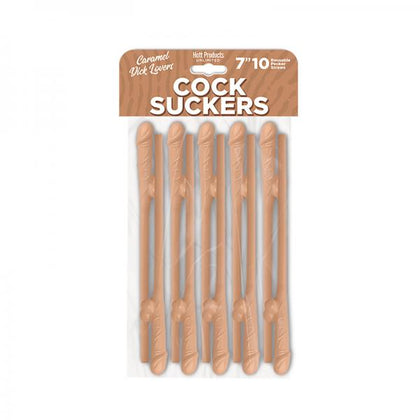 Skins Pecker Straws Caramel Lovers (10-pack)