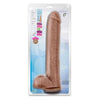 Au Naturel Daddy Dildo 14 In. Mocha