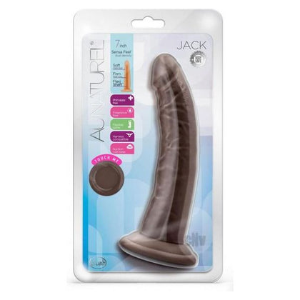 Au Naturel Jack Dildo 7 In. Chocolate