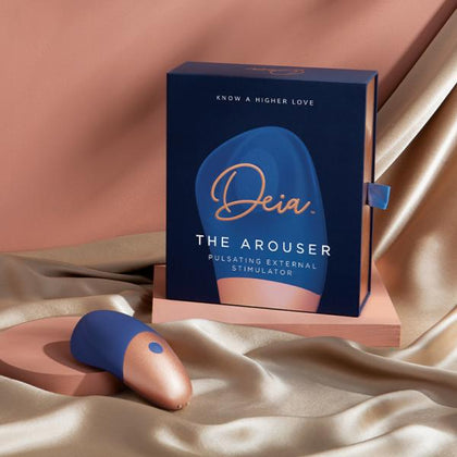 Deia The Arouser Pulsating External Stimulator Silicone Blue