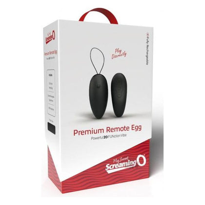 Screaming O Premium Remote Egg Black