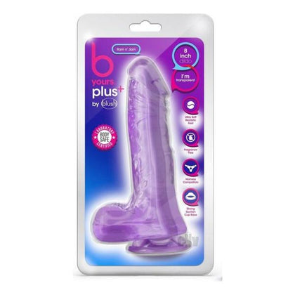 B Yours Plus Ram 'n' Jam Dildo Purple