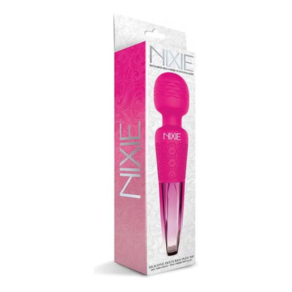 Nixie Rechargeable Wand Massager Pink Ombre Metallic