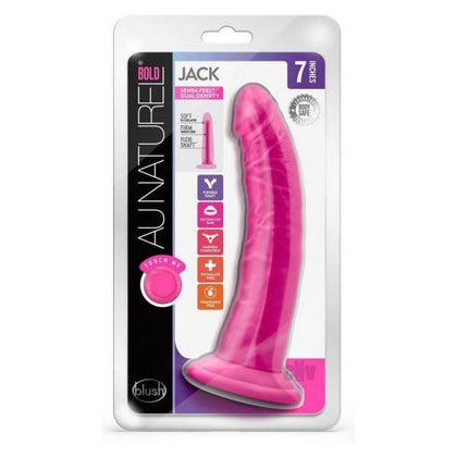 Au Naturel Bold Jack Dildo 7 In. Pink