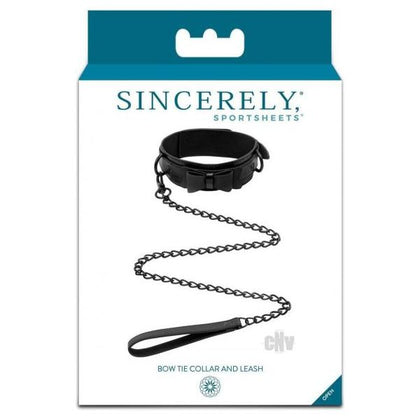 Sincerely Bow Tie Collar And Leash