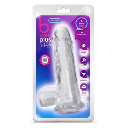 B Yours Plus Rock 'n' Roll Dildo Clear