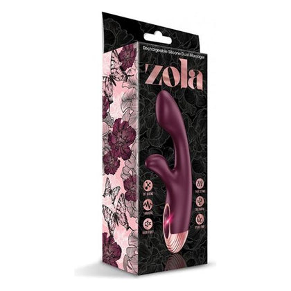 Zola Rechargeable Silicone Warming Dual Massager