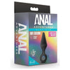 Anal Adventures Platinum Silicone Loop Plug Medium Black