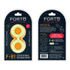 Forto F-81: Double Ring Liquid Silicone 51 Mm Glow-in-the-dark