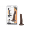 Dr. Skin Plus Posable Dildo 5 In. Chocolate