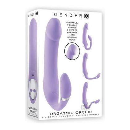 Gender X Orgasmic Orchid Dual-ended Vibrator Lavender