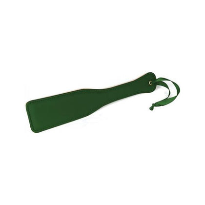 Spartacus Green Pu Paddle With Reverse Plush