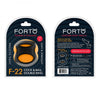 Forto F-22: Double Ring Liquid Silicone 57.5/60 Mm Black