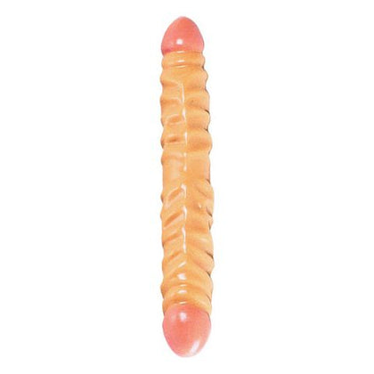 12 inch ivory veined double dildo