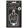 Happy Fn Birthday Fu Finger Candle