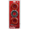 Huj3 3pk C-ring Cherry Multi