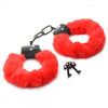 Ms Cuffed In Fur Handcuffs Red