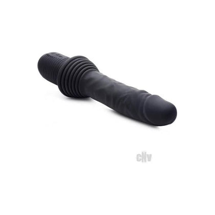 Ms Vibrating Thrusting Dildo Black