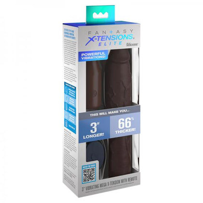 Fx Elite 9 Vibe Sleeve 3 Plug Rc Brown