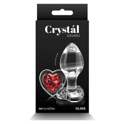 Crystal Desires Red Heart Medium