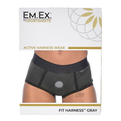 Em Ex Fit Harness Large Gray