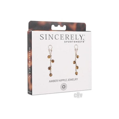 Sincerely Amber Nipple Jewelry