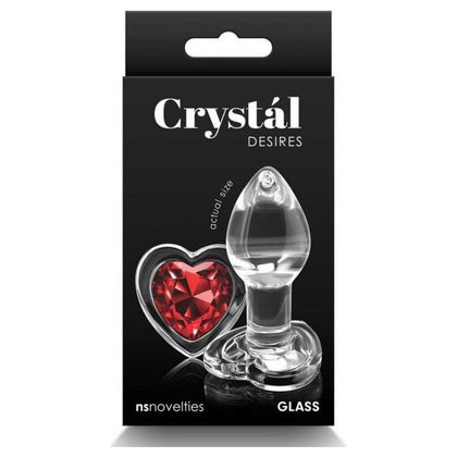 Crystal Desires Red Heart Small