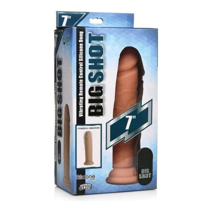 Big Shot Vibe Silicone Dildo 7 Ivory