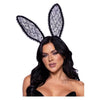 Ruffle Bunny Ears O/s Black