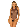 Industrial Snap Crotch Bodysuit Os Blk