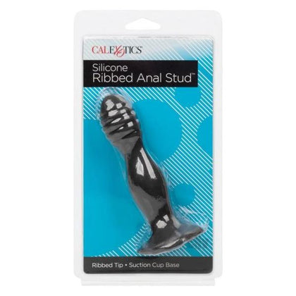 Silicone Ribbed Anal Stud