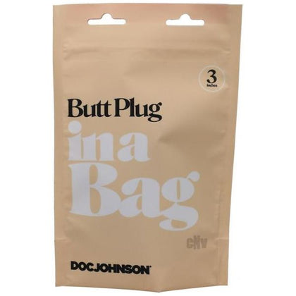 In A Bag Anal Plug 3in Black