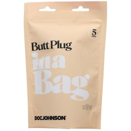 In A Bag Anal Plug 5in Black