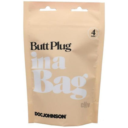 In A Bag Anal Plug 4in Black